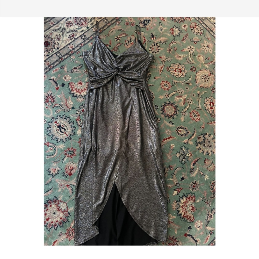 Macy’s Bar III Black/Silver Occasion Dress